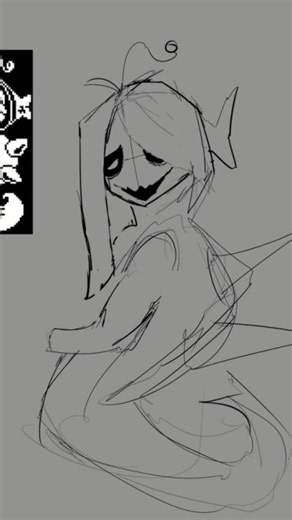 shyren timelapse #undertale #shyren #shorts