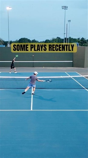 What is they made a sport like this but on a smaller court with plastic balls #tennis