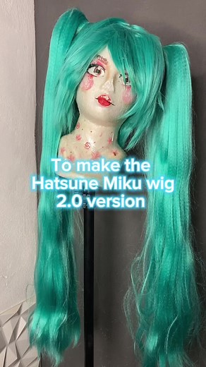 Hatsune Miku Wig Ver. 2.0: DIY Cosplay Wig Tutorial