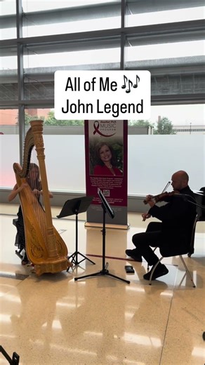 All of Me by John Legend, harp + violin