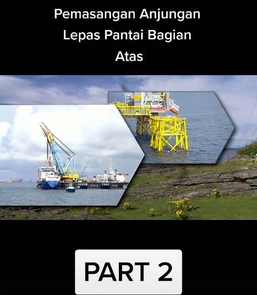 Topside Installation 2 #fyp #foryourpage #fypシ #offshore #tiktokpintar #samasamabelajar #offshore