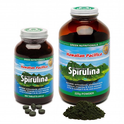 Hawaiian Pacifica Spirulina by MicrOrganics, Australia - Green Nutritionals