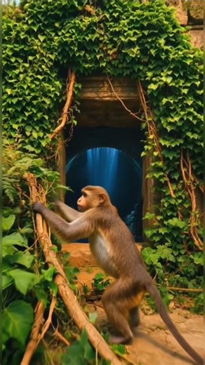 ‎🐒 Monkey POV Reveals a Hidden Underground Tunnel Beneath Angkor Wat | GoPro Mystery