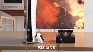 HDMI to USB C Adapter Cable 4K60Hz 6.6FT, HDMI Source Out to USB Type C in Display Converter, Compatible with Xreal Air, Nreal, RayNeo,Rokid AR Glasses, Steam Deck Dock, PS5, Xbox, Portable Monitor