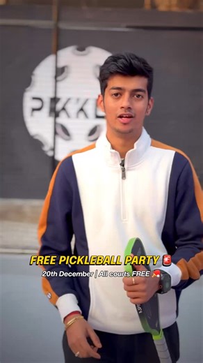 The Pickleball Arena on Instagram: "Celebrate our Grand Opening with a FREE Christmas Pickleball Party 📅 20th December - 3PM Onwards Get ready for a day packed with energy, fun, and fitness 👇 ✨ What’s Happening? 🧊 Ice Bath Challenge 🏆 Fun Games & Activities with Prizes 🏓 Life-Size Pickle Pong 🎄 And many more exciting surprises! 🎁 Special inauguration Pikklle goodies Come play, chill, and celebrate Christmas the Pikklle way! 🔥"