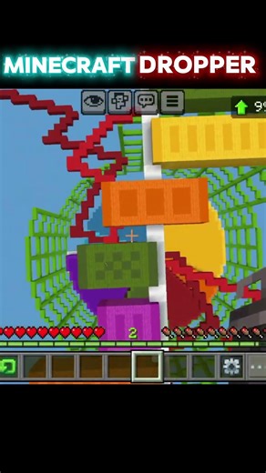 Minecraft Dropper Challenge 😱 | Completed in ONE GO! | MCPE