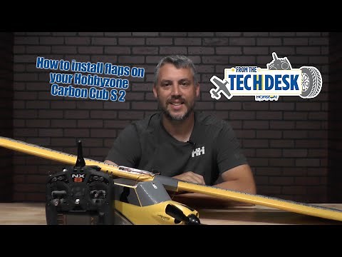From the Tech Desk: How to install flaps on your Hobbyzone Carbon Cub S 2