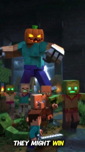 “The Night Attack… Herobrine Appears! 😳 #Minecraft”