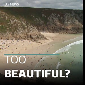 103K views · 34 reactions | One of the downsides to the Poldark effect... Visit Cornwall says the county is "struggling to cope" with the amount of people visiting this summer with two beaches particularly busy. Read more: https://bit.ly/2MJ3dkB | ITV News West Country | Facebook