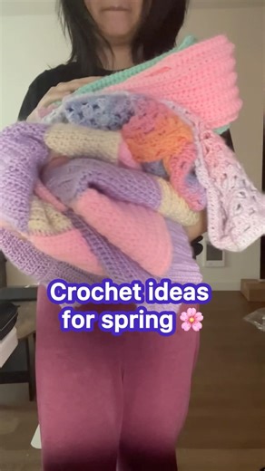 Crochet ideas to start for spring! #shorts #crochet #crochetideas #crochetsweater #crochetcardigan