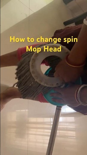 How to change Spin Mop Head easily in a seconds #mophead#mop #housecleaning #spinmop