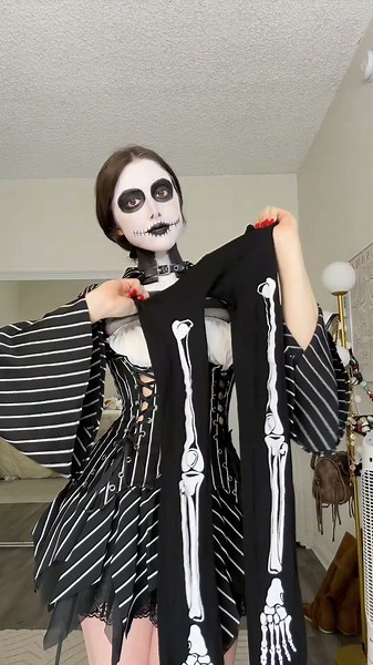 Turning myself into JACK SKELLINGTON from the Nightmare Before Christmas!! (part 2)