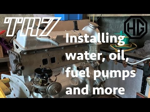 Triumph FHC TR7 - Installing Engine Peripherals