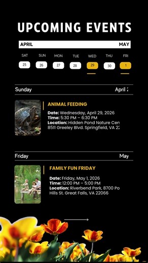 Planning your week in Fairfax County? (April 25 May 1, 2026)