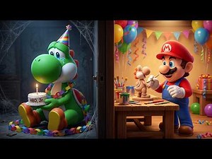 Yoshi's Lonely Birthday... No One Came to His Party! 😨💔 | Super Mario Odyssey Story
