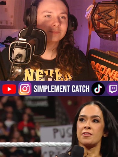 BECKY LYNCH LANCE UN CHALLENGE A AJ LEE #wwe #catch #wweraw #beckylynch #wwefr #ajlee