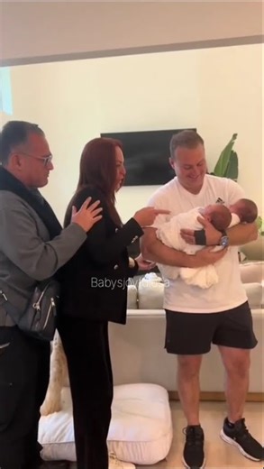 Surprise! Twin Reveal to my parents After a Long Time🤍 Babys joyful usa 👶 #babysjoyfulusa