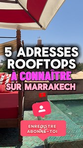✨ 5 rooftops incontournables à Marrakech ✨ Envie de siroter un cocktail avec vue, chiller au soleil ou admirer le coucher du soleil sur la médina ? Marrakech regorge de rooftops incroyables… Voici mes adresses coups de cœur à ne surtout pas manquer ! 🌴☀️ Dis-moi en commentaire lequel tu veux tester 😍 📌 Enregistre le post pour ton prochain voyage & abonne-toi pour plus d’adresses ! #Marrakech #MarrakechTrip #VisitMorocco #MoroccoTravel #Maroc #TravelMorocco #MarrakechRooftop #RooftopVibes #Roo