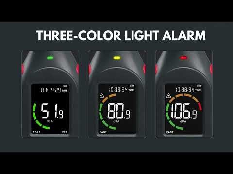SLM-442 Sound Level Meter Datalogger Decibel Noise Tester