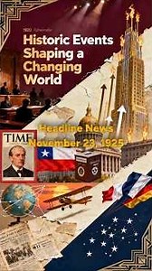 Today, 100 Years ago - November 23, 1925