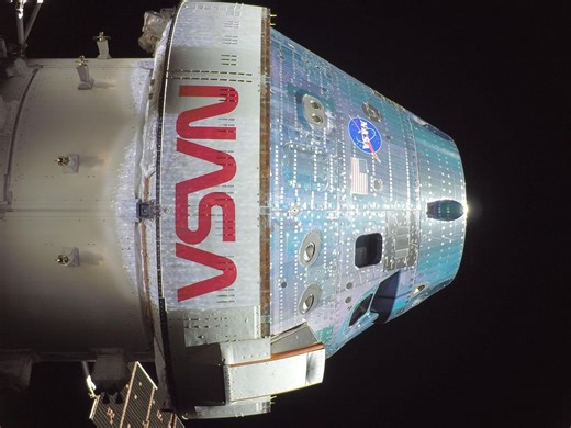 Download free image of Orion Snaps a Selfie During External Inspection: Orion snapped one of its solar array wings during a routine external inspection of the spacecraft on the second day into the Artemis II mission. 3 April 2026 - OUTER SPACE by nasa about space, technology, outer space, nasa, and artemis ii 26968408