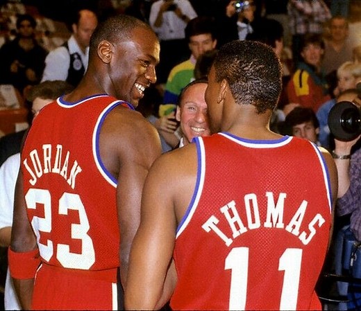 233K views · 2.5K reactions | 1989 All-star game Isiah Thomas lobs it off the backboard to MJ #80s #MJ #NBA | Two Three Gaming | Facebook