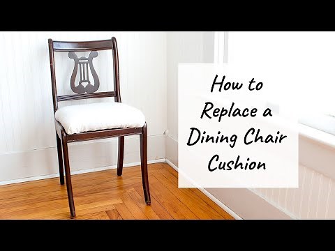 How to Replace a Dining Chair Cushion (The Easy Way!)