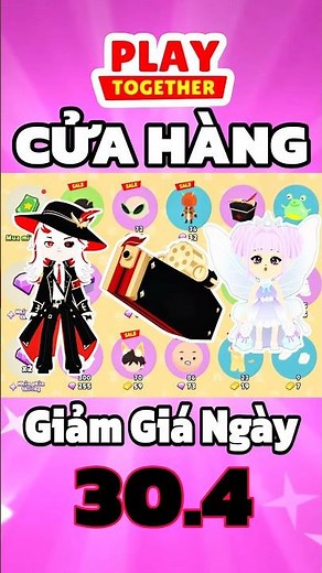 (Play Together) Cửa Hàng Giảm Giá Hôm Nay 30.4 #shorts #playtogethervng #gamingshorts #games