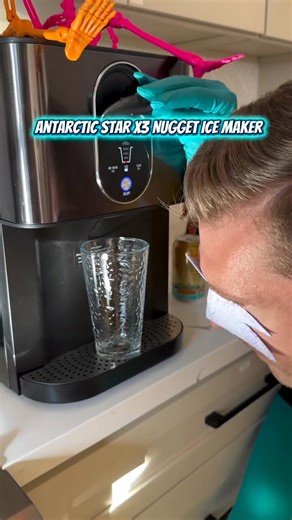 Tired of digging for ice with messy scoops? ❄️ This Black Friday, upgrade to the ice maker that does the work for you—now with 10% OFF your first order! Why You'll Love It: ✨ Ice At Your Fingertips Just pull the lever—no scoop needed! Get soft, chewable nugget ice in just 15 minutes. 🚀 Always Ready to Serve Make up to 44 lbs of ice daily. The insulated storage keeps ice frozen for hours—perfect for all-day gatherings! 🧼 Cleans Itself One-button self-cleaning means more time enjoying, less time