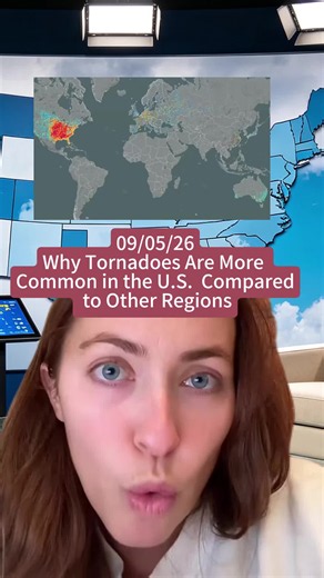 Ever wonder why tornadoes seem to favor the U.S. and Europe? Discover the unique geographical factors that create the perfect storm conditions! 🌪️ Let’s talk about tornado patterns globally! #tornado #weatherfacts #stormchasing #naturalphenomena #cirruslyyesterday