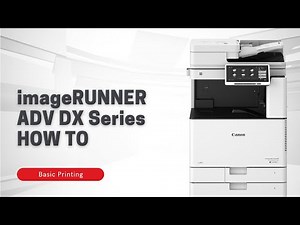 Canon | MyCanon Business: Basic Printing