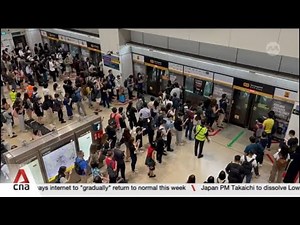 Commuter flow steady on first weekday of Circle Line adjustments