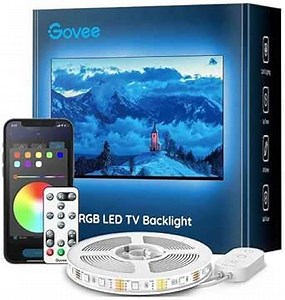 Govee LED Backlight, 10ft LED Lights for TV, Music Sync, DIY Scene Modes, RGB Color Changing TV Backlights, USB Powered