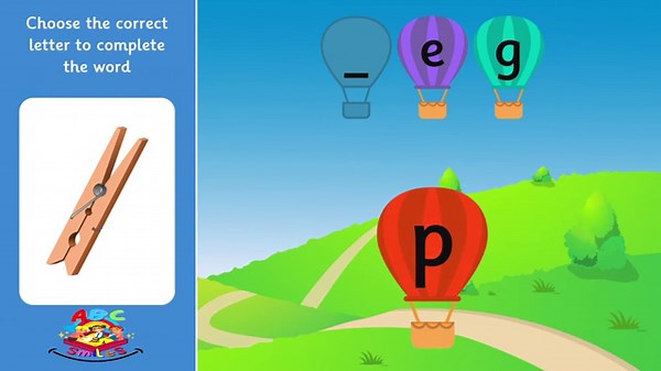 Balloon Phonics - Learning Activity for Kids (ABCSmileS)[Part 1]