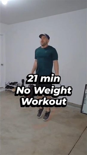 21 minute No Weight Workout