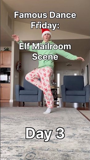 Elf Mailroom Scene Recreation for Famous Dance Friday #funny #elf #dance