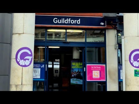 A very Cloudy But delightful Day at Guildford Train station
