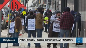 IBEW members on strike in Winnipeg