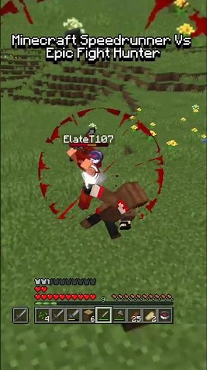 Minecraft Speedrunner Vs Epic Fight Hunter?!