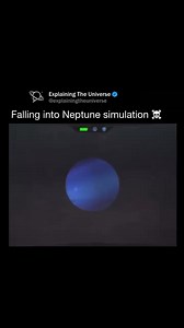 This is what it would look like to fall into Neptune’s atmosphere 😬 #reels #explore #learn #space | Explaining Everything