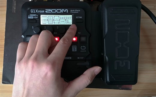 zoom g1x four 系列视频 之使用指南 ---单个效果打开关闭