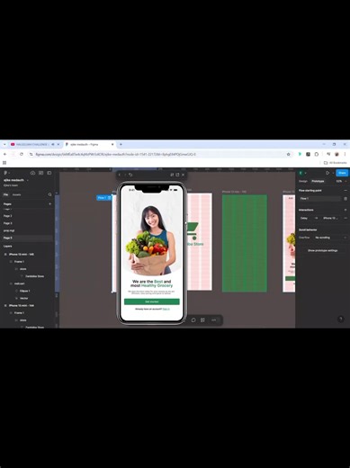 Simple animation tutorial in Figma I UI UX Design Prototype Tutorial #tutorials #UIUX #Figma #UXDesign #UIDesign