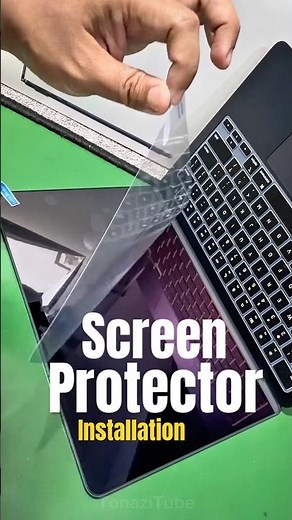MacBook & Laptop Screen Protector Installation Guide | Easy Bubble-Free Tutorial #macbook #laptop