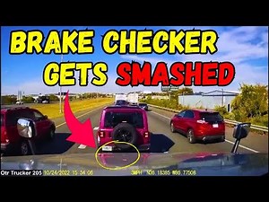 Brake Check Gone Wrong | Idiots in Cars, Instant Karma.