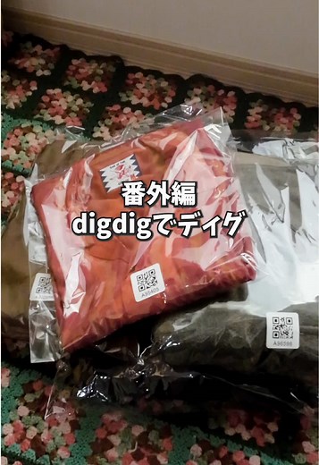 今日は平日でフリマやってないのでdigdigでディグる。かなり掘り出せた✌️ クーポンコード入れると安くなるらしい↓ digdig500dchi #digdig購入品 #pr #古着ディグ #古着 #フリマ #digdigディグ #ディグディグディグ