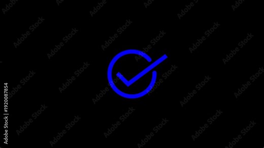 Animated of Check mark symbol. Success, accepted. Tick mark icon animation. Check mark icon, right mark icon, approved sign, Check mark symbol. approved tick mark icon, Check mark icon