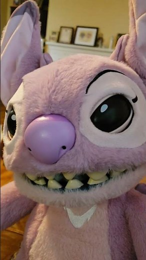 Puppet Stitch loves Puppet Angel #disneystitch #disney #liloandstitch #stitch #angel #puppet