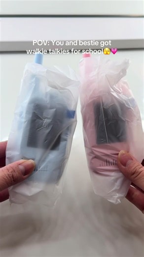 🥰 #bestie #walkietalkie #fyp #bestfriend #girls