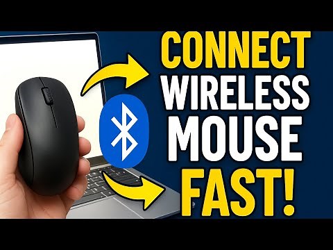 How to Connect a Wireless Mouse to Laptop