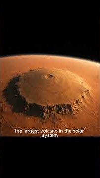 Meet olympus mons, the larges volcano / mountain in our solar system #olympusmons